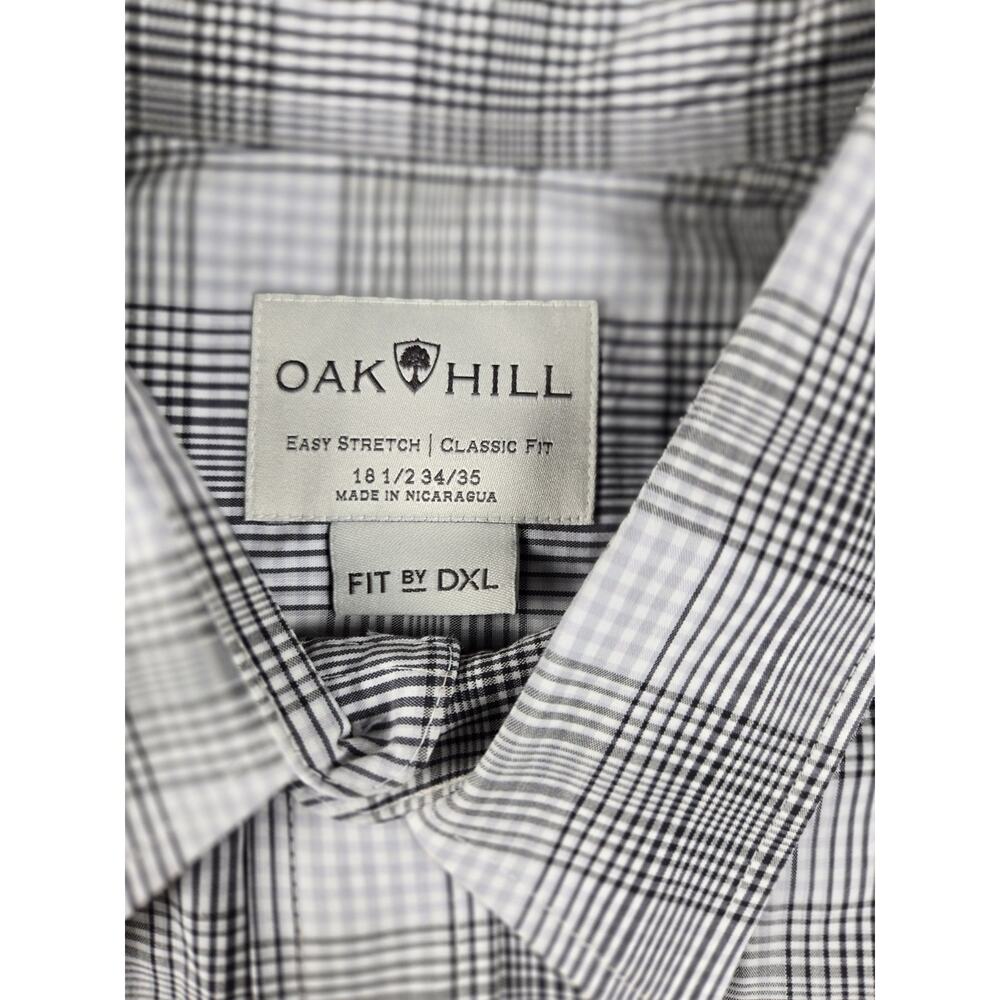 Oak Hill Gray Non Iron Stay Cool Dress Shirt 18.5 #403